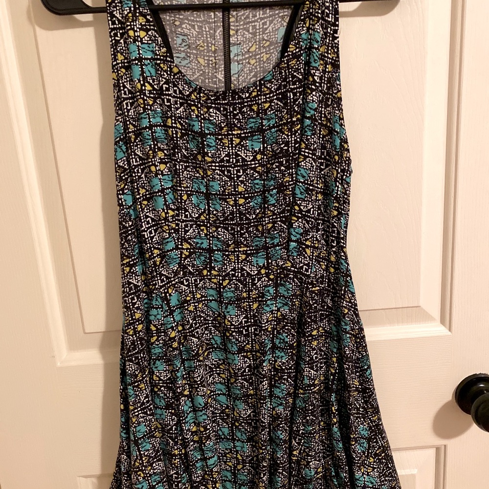 BeBop Skater black floral dress